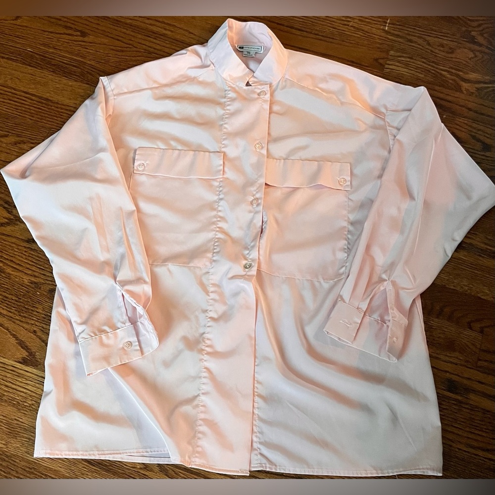 Women's Peach Button Down Shirt